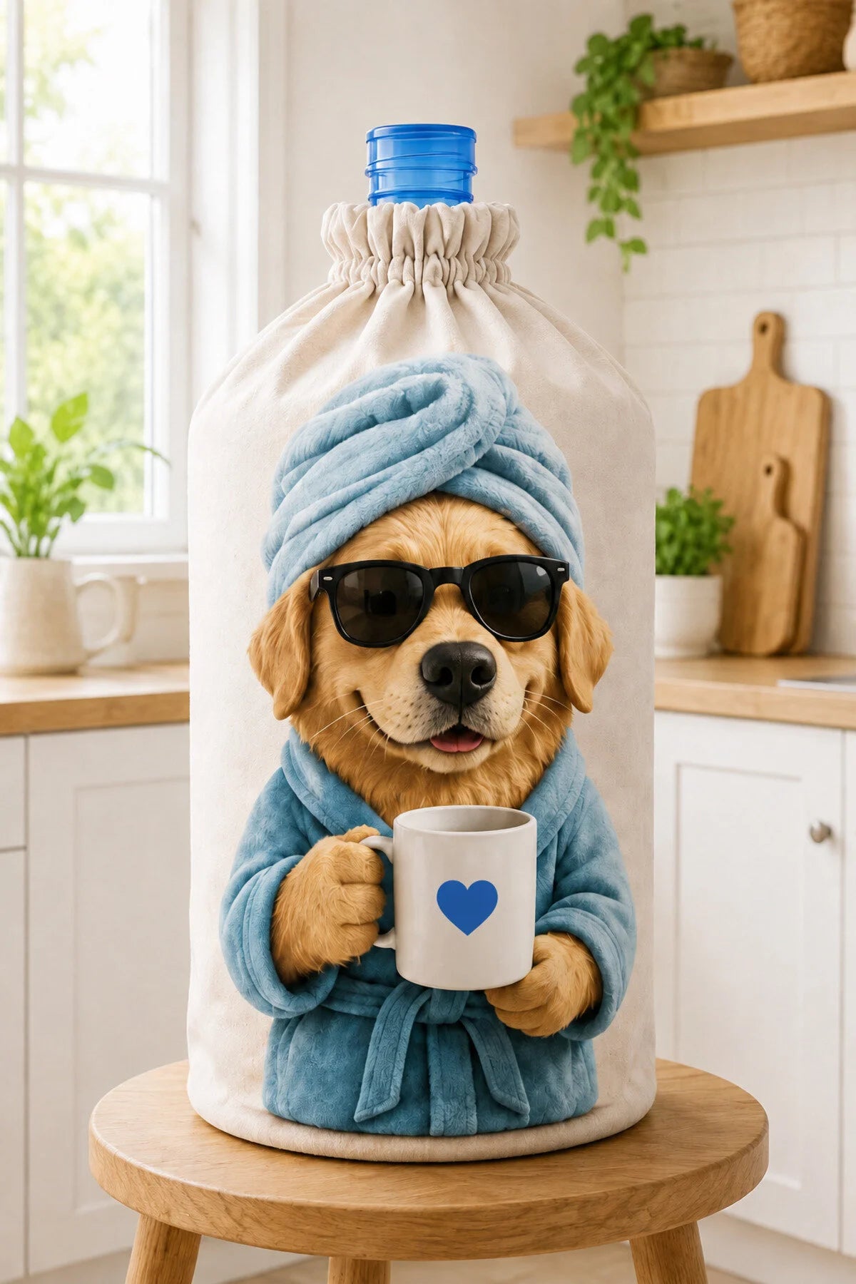 AYSHome Köpek Baskılı Damacana Kılıfı (19 LT)