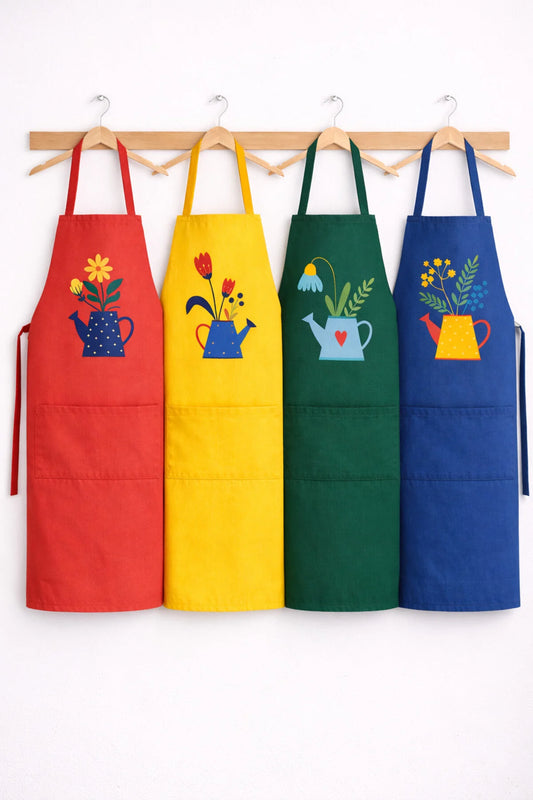 Ays Home 4 Adet Yetişkin Renkli Cepli Cafe Hoby Mutfak Etkinlik Aşçı Şef Önlüğü