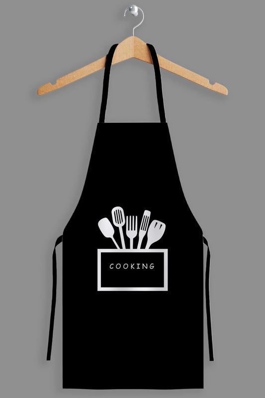 AYSHome Cooking Siyah Mutfak Önlüğü