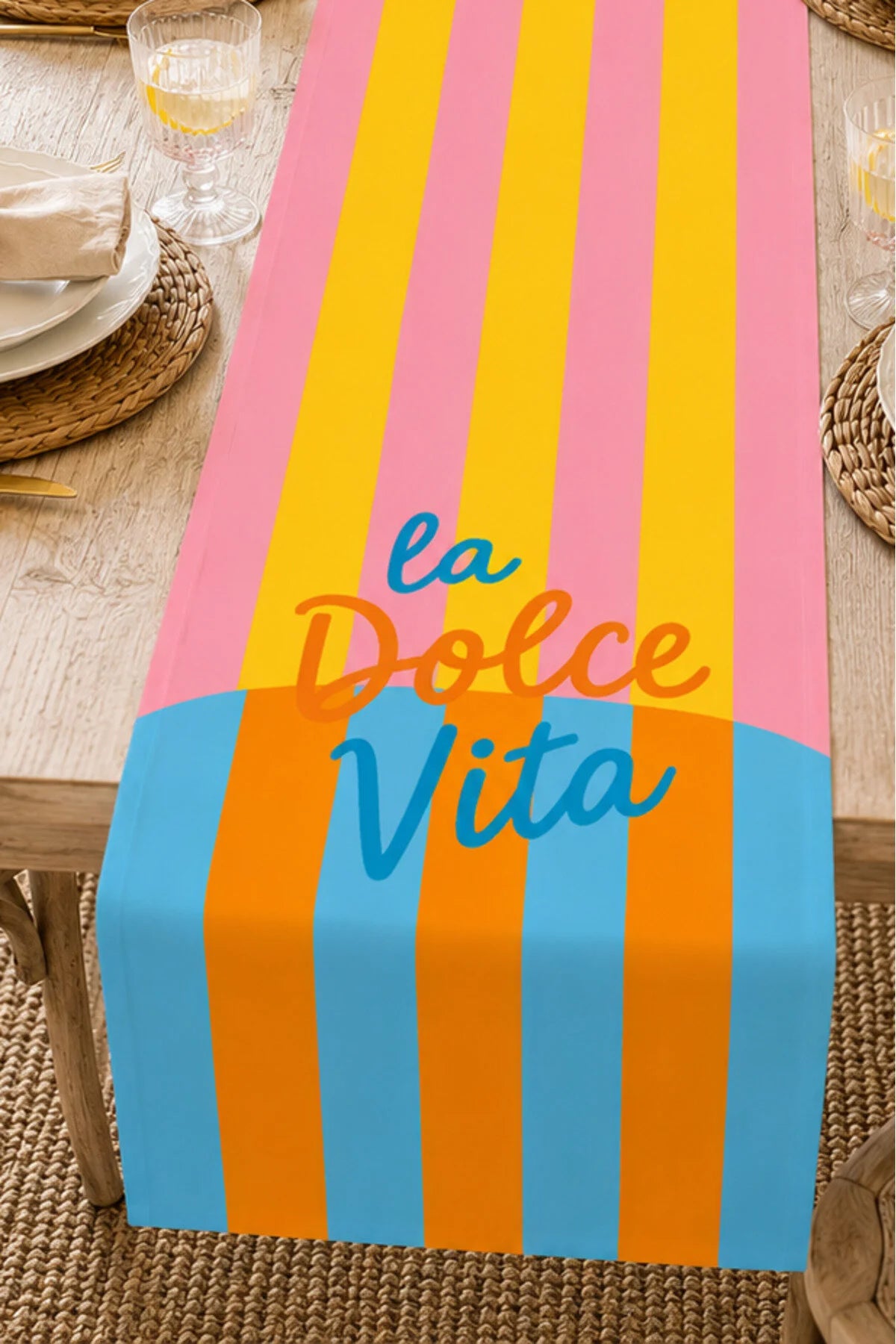 AYSHome Dolce Vita Baskılı Runner
