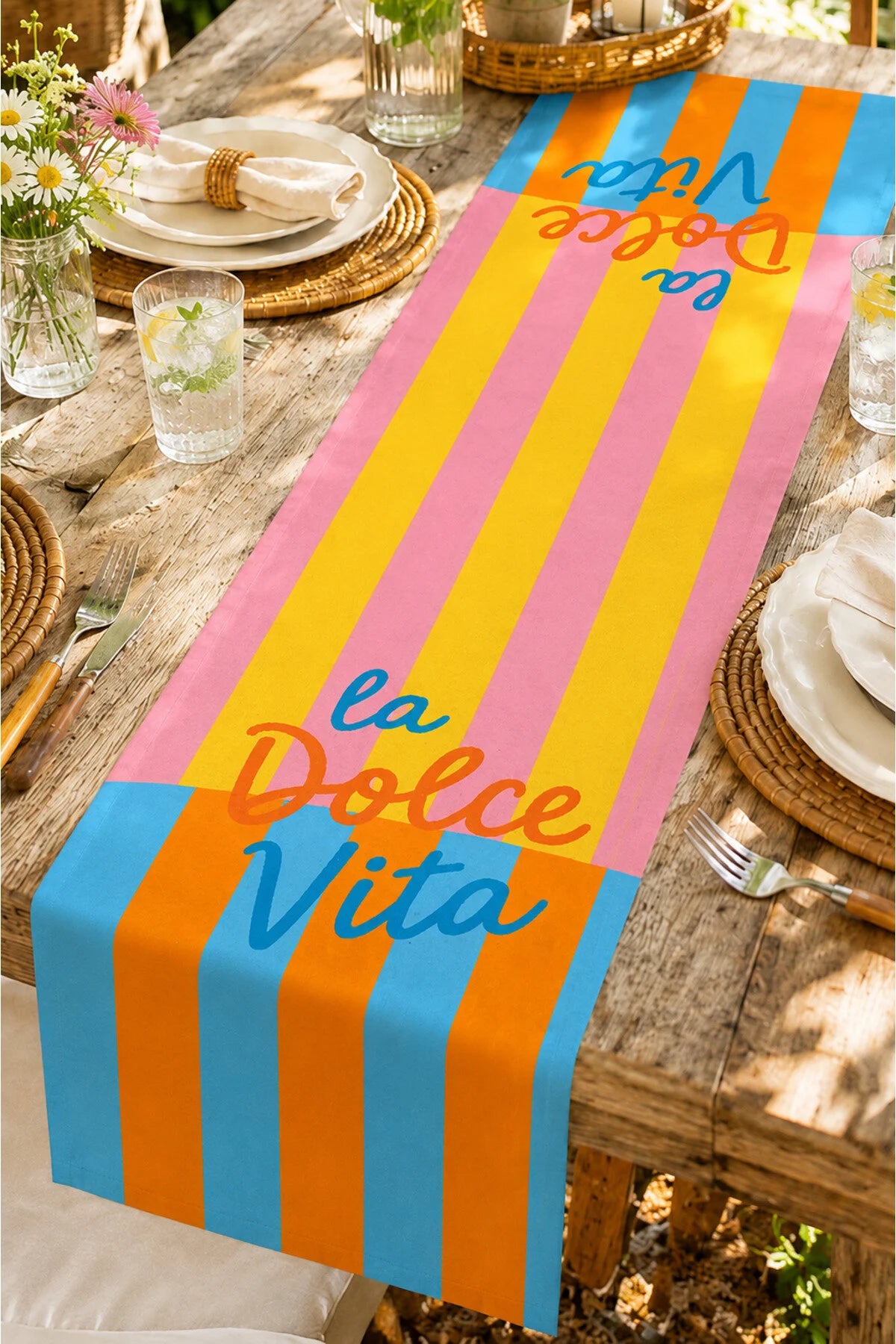 AYSHome Dolce Vita Baskılı Runner