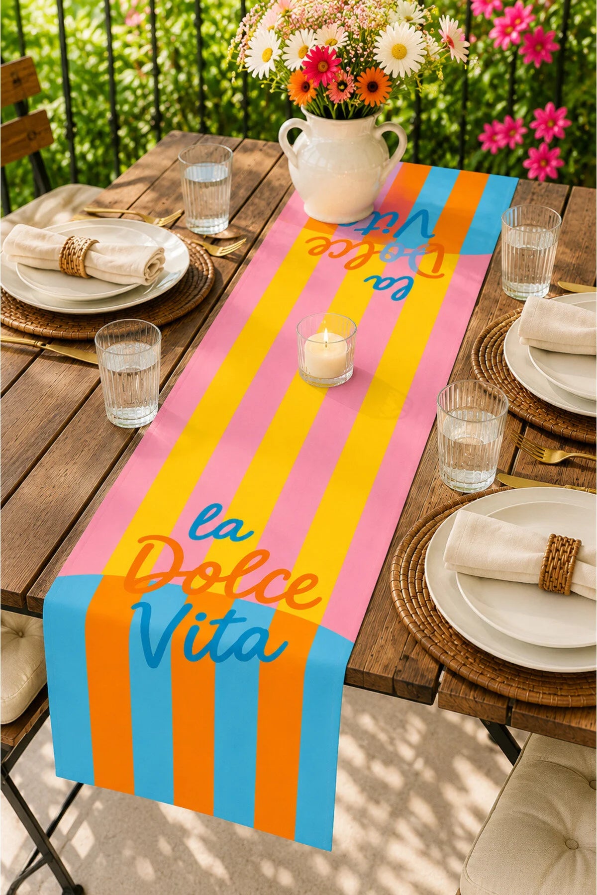 AYSHome Dolce Vita Baskılı Runner